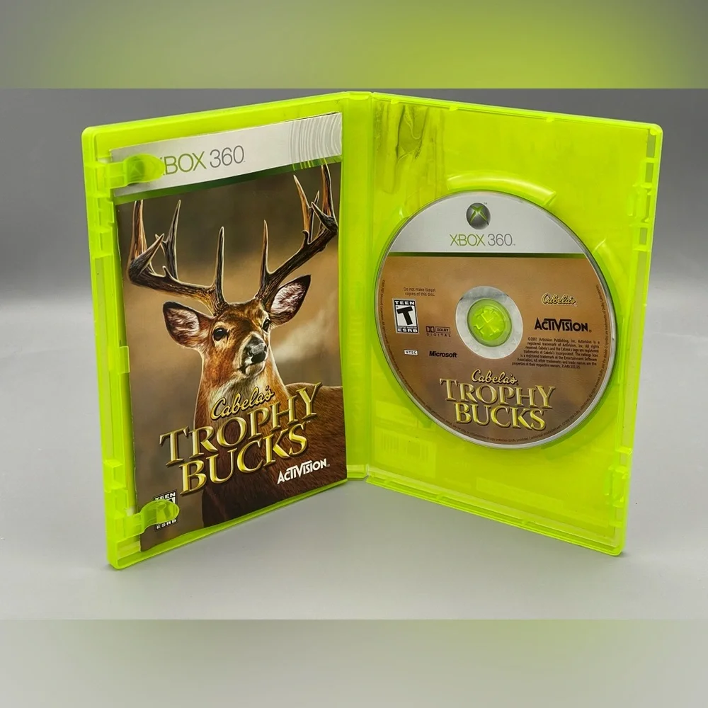 Cabela's Trophy Bucks Xbox 360 - Complete With Manual USED